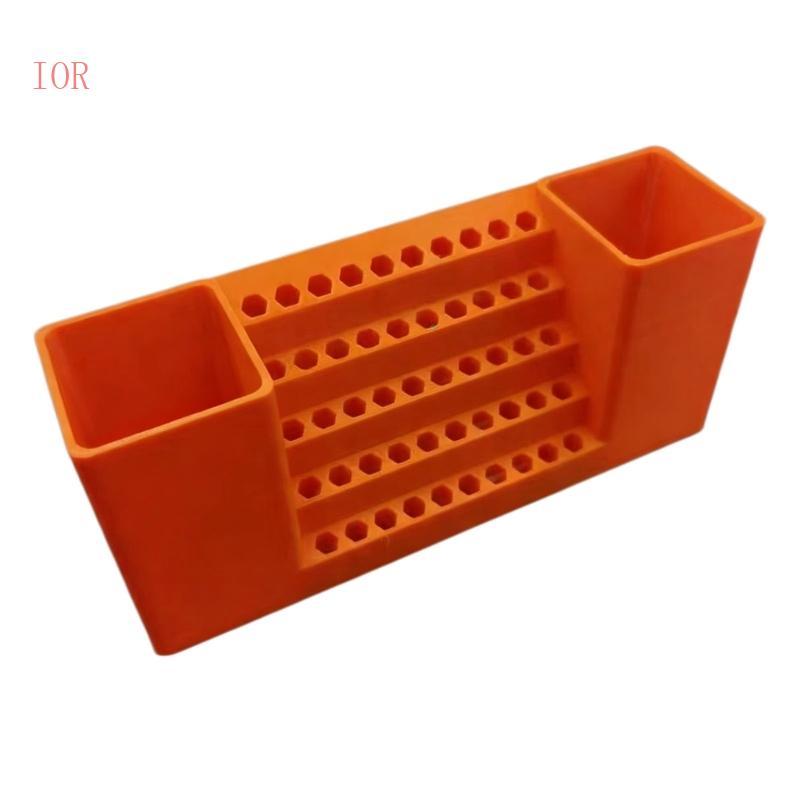 IOR 50 Slot Bit Organizer สําหรับ Impact และไขควง Bits Hex Key Holder 1 4 ไขควง Bits Holder Storage 
