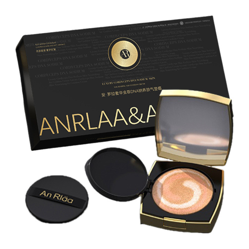 Anlola Luxury Cordyceps DNA Sodium Nourishing Skin Cushion Cream Tricolor Cushion BB Cordyceps คอนซี