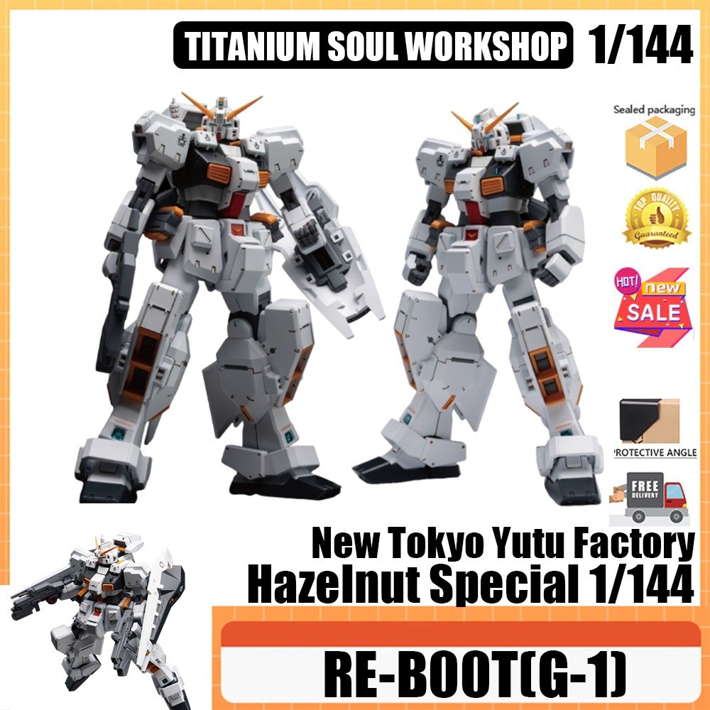 PRE ORDERTITANIUM SOUL WORKSHOP RE-B00T(G-1) Shin Tokyo Usagi Factory 1/144 เฮเซลนัท Custom TR-1 Hazel Custom AOZ Reboot Mecha Plastic Assembly Model Kit