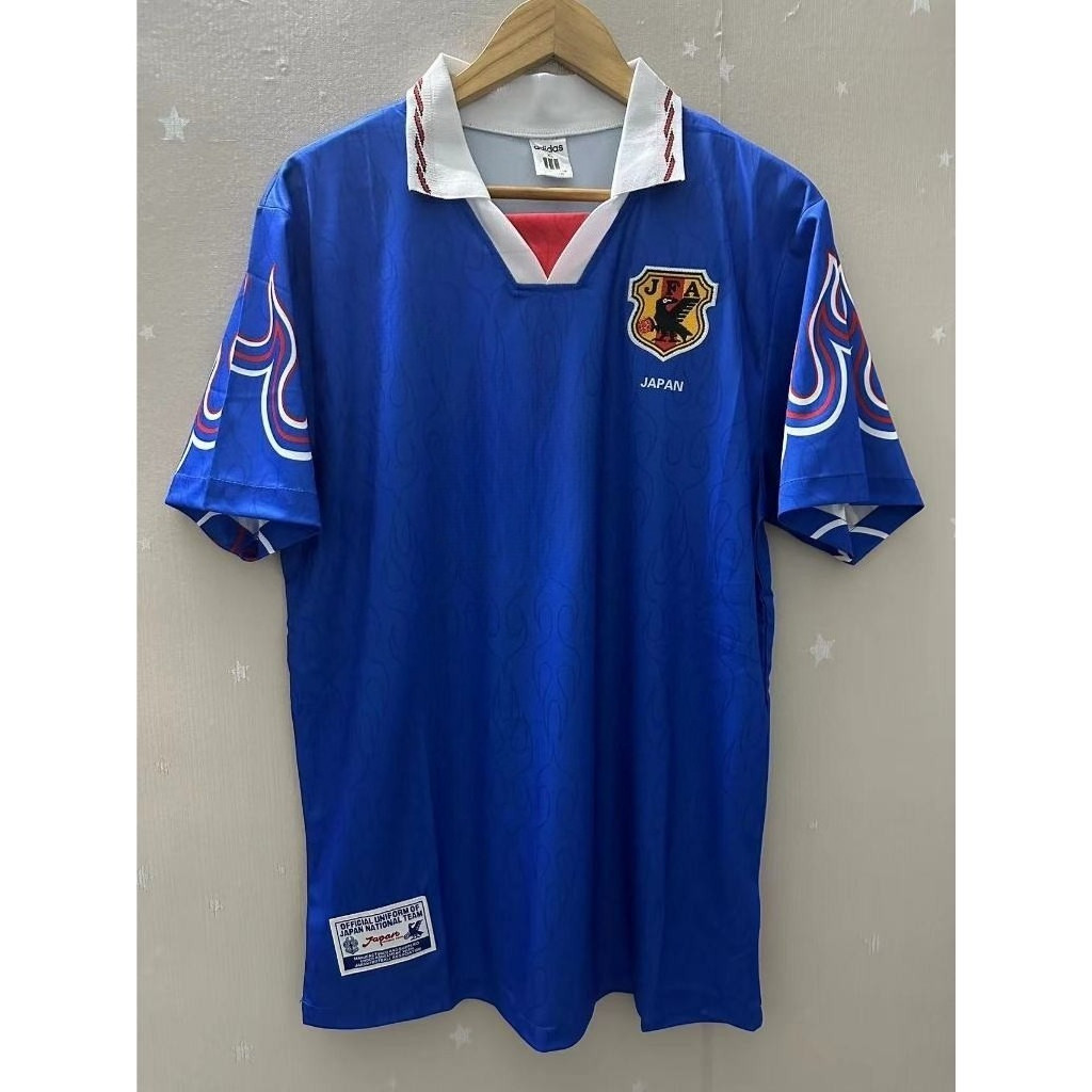 1996 Japan National Team Retro Football Jersey - Nakata Custom Vintage T-Shirt (คุณภาพสูง)