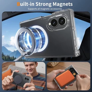 เคสชาร์จไร้สาย สําหรับ Samsung Z Flip 8 Ultra 7 4 6 5 Z Fold 4 5 6 7 8 เคสแม่เหล็ก Z fold8 flip8 6 7 5 Magnetic case