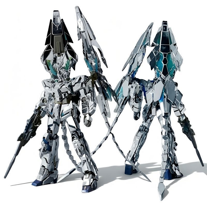 6642L Electroplating Silver Phoenix NT Phoenix 1/100 ประกอบหุ่นยนต์ Mecha