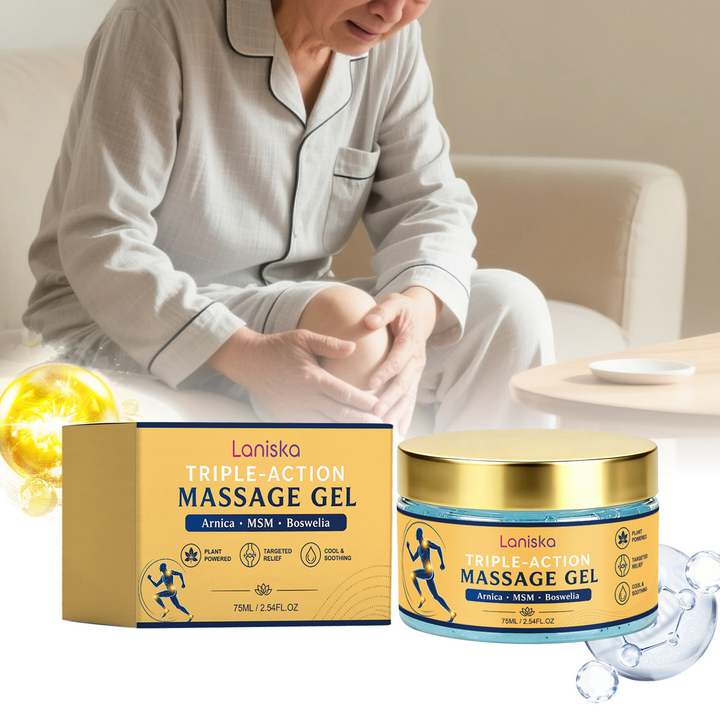 75ml Cooling Soothing Gel – Arnica & MSM Massage Gel, Targeted Comfort for Joints & Muscles, Cooling