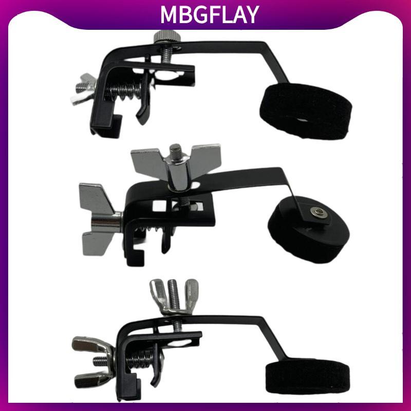 [mbgflay] Drum Damper Mute Clamp on Silencer Drum Hardware Accessory สําหรับกลองบ่วงชุดกลองอะคูสติกม