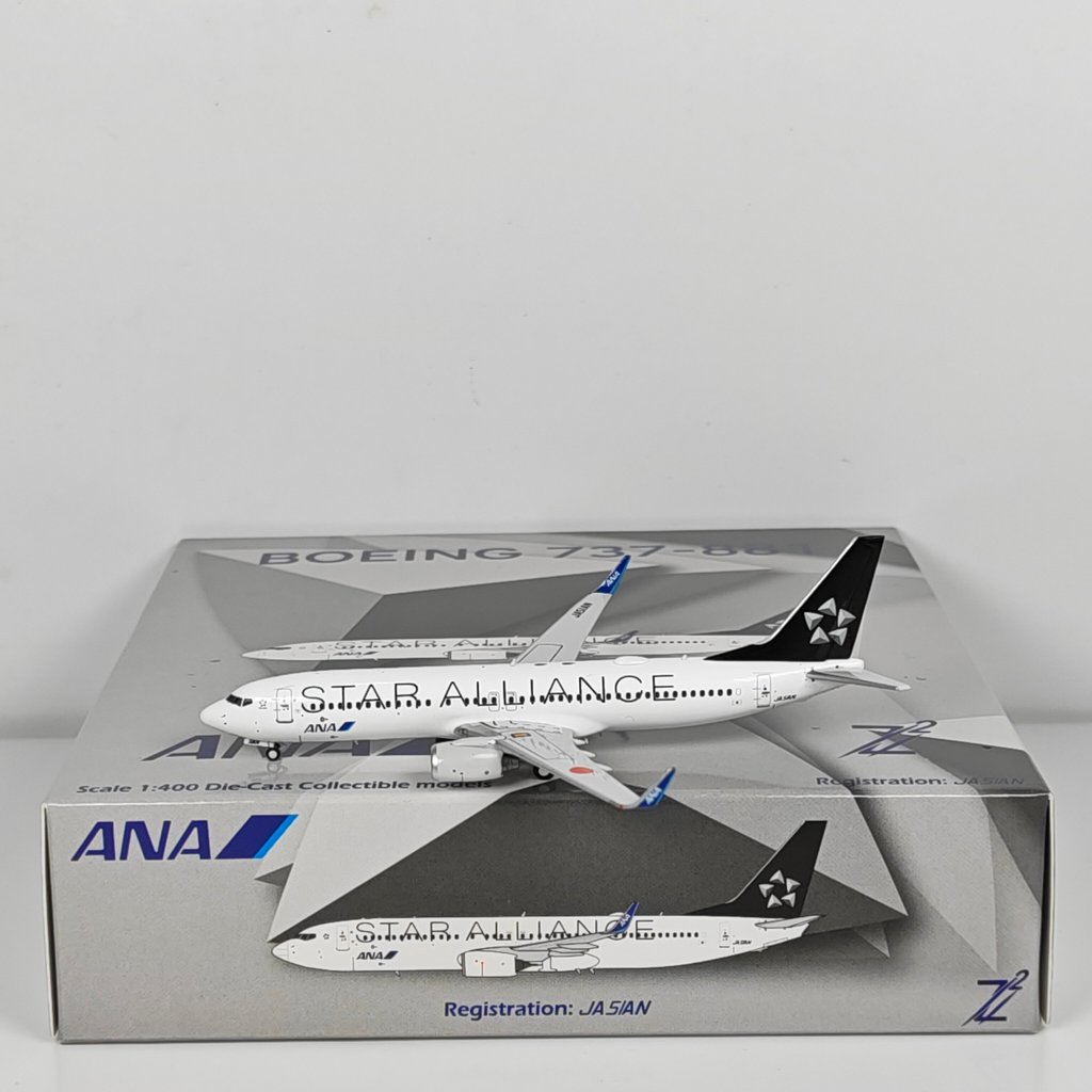 Z2MODEL 1: 400 ANA All Nippon Air B737-800 JA51AN โมเดลเครื่องบินโลหะผสม