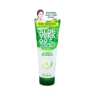 Malissa Kiss Aloe Vera 99.5% Snow Lotus Soothing Gel 230g มาลิสสา คิส อโลเวร่า 99.5% สโนว์ โลตัส ชู้ทติ้ง เจล.