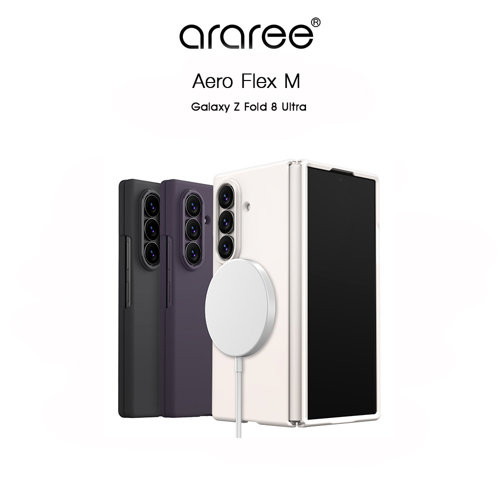 ARAREE Aero Flex M เคสกันกระแทกพร้อมแม่เหล็กเกรดพรีเมี่ยมจากเกาหลี เคสสำหรับ Galaxy Z Fold 8 Ultra (New)