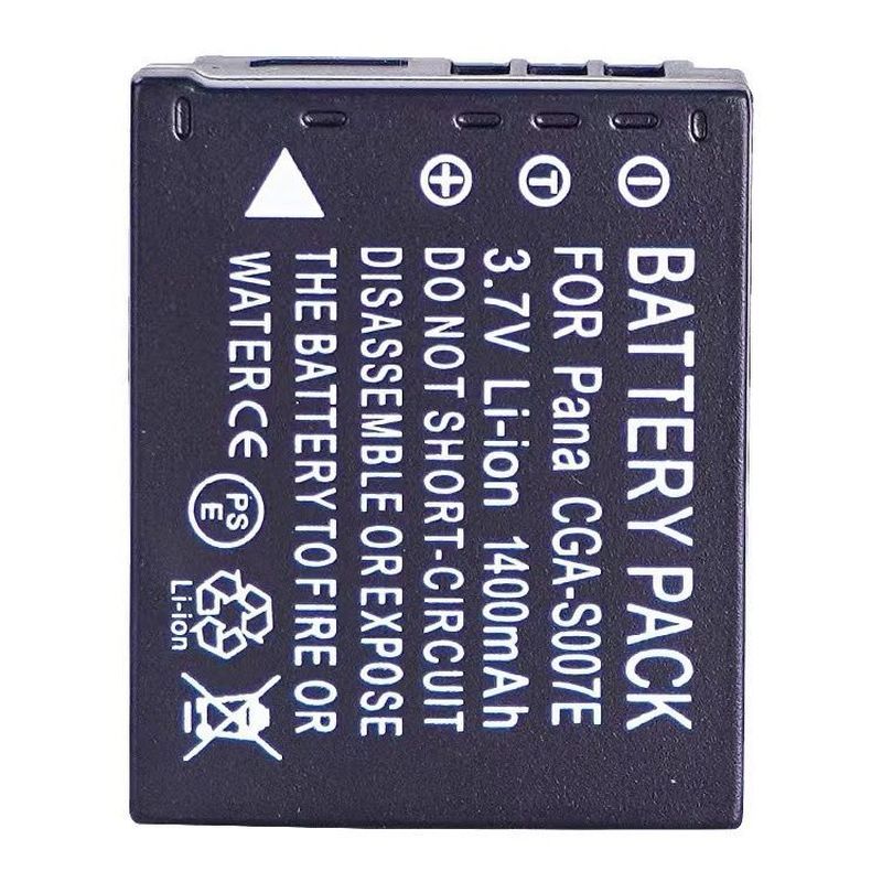 เหมาะสําหรับ Panasonic TZ1 TZ2 TZ3 TZ4TZ5 TZ11 TZ15TZ50 แบตเตอรี่กล้อง CGA-S007A 7E