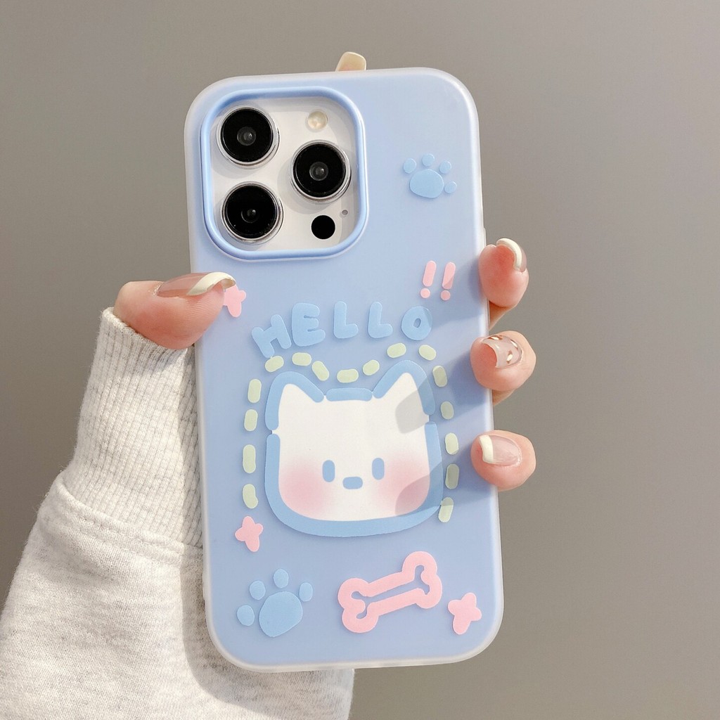 Hello puppy 2 in1 เคสโทรศัพท์สําหรับ OPPO F31 Pro Plus F29 F27 F25 F23 F21S F19 Pro Plus F19S F17 F9