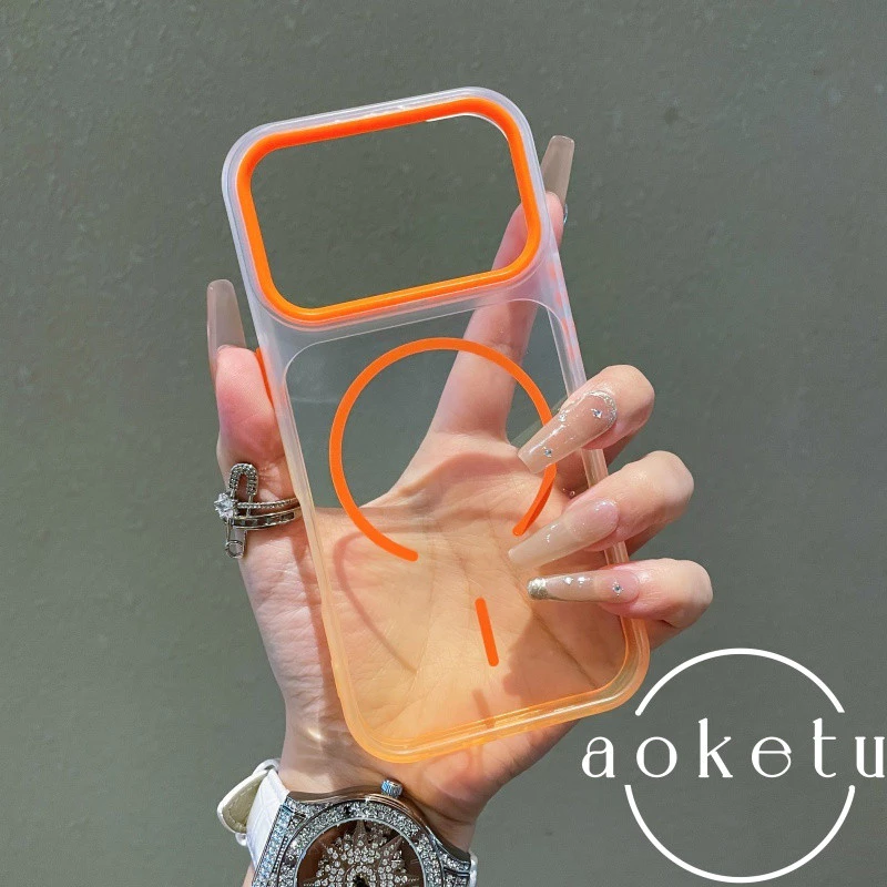 เคสโทรศัพท์แหวนบางโปร่งใส 2-in-1 TPU ไล่ระดับสีสีสันสดใสเหมาะสําหรับ iPhone 11 12 13 14 15 16 17 Pro Max รวมทุกอย่างปกอ่อนป้องกันการตก