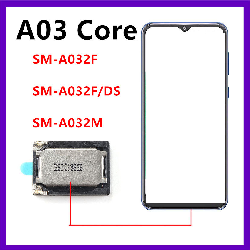 ภายใน Ringer Buzzer Loud ลําโพงสําหรับ Samsung Galaxy A03 Core A032F SM-A032F/DS, A032M ลําโพงเปลี่ย