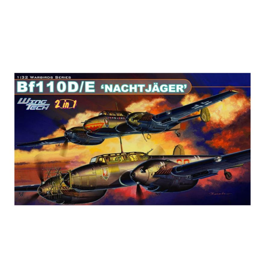 ชุดประกอบรุ่น BF110D/E Night HunterFighter Precision DRAMI DM3210 1/32