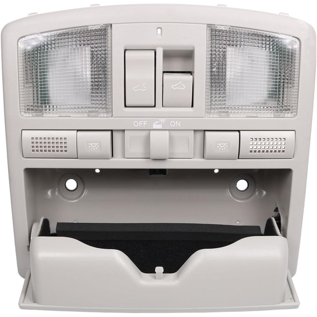 Overhead คอนโซลแผนที่ไฟอ่านหนังสือ w/Sunroof สวิทช์ใช้งานร่วมกับ Mazda 6 2009-2013, CX-9 2010-2015 เ