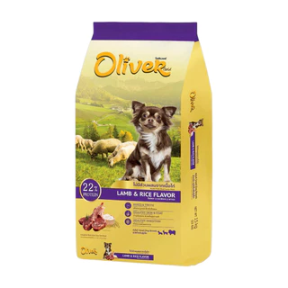 Oliver Dog อาหารเม็ดสุนัข โอลิเวอร์ด็อก กินง่าย สูตรคุมความเค็ม เม็ดหมา ถุงแบ่งด้านใน ขนาด 10 kg