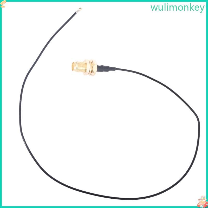 WU สะดวกกับ RPSMA เสาอากาศสายเคเบิลสําหรับ AX200NGW 8265AC 8265NGW 7265AC M 2 การ์ด WiFi สําหรับการเ