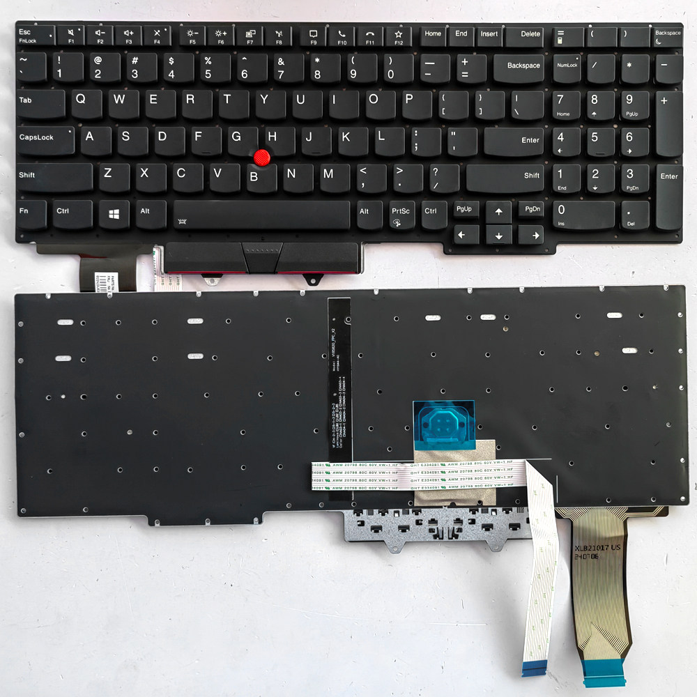 แป้นพิมพ์โน้ตบุ๊ก Lenovo ThinkPad E15 Gen 1 Gen 2 Gen 3 Gen 4 R15