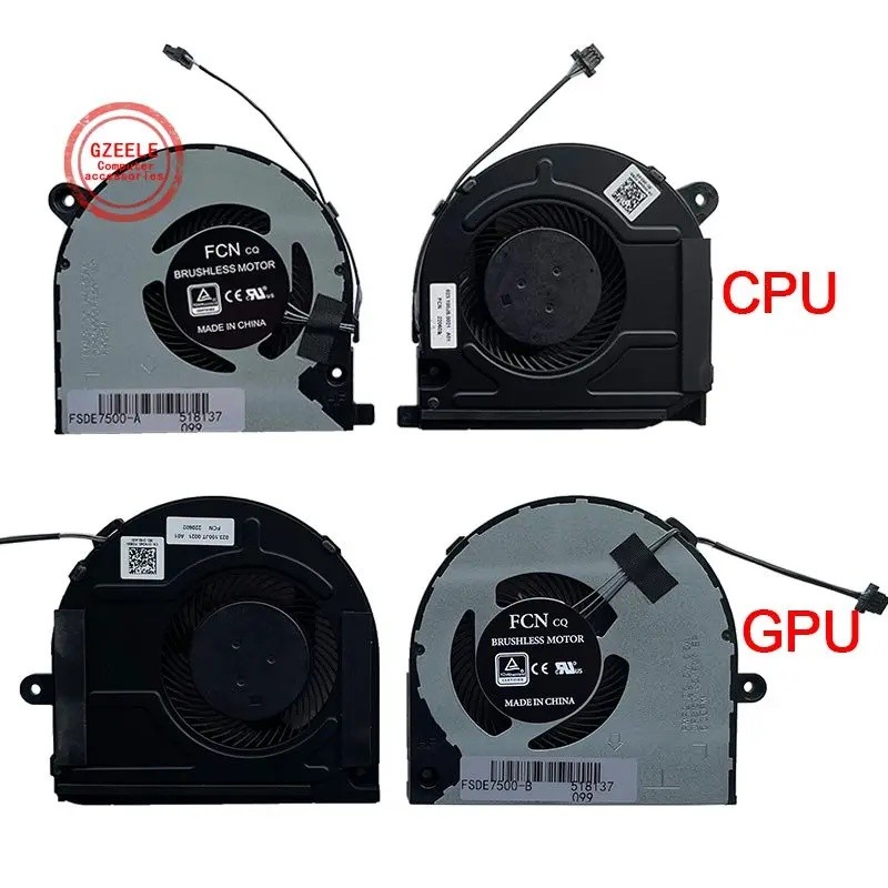 * พัดลมระบายความร้อน cpu/Gpu สําหรับ Dell Vostro V7500 7500 7501 YND40 KGH4R 023.100JS.0011 BN7507S5