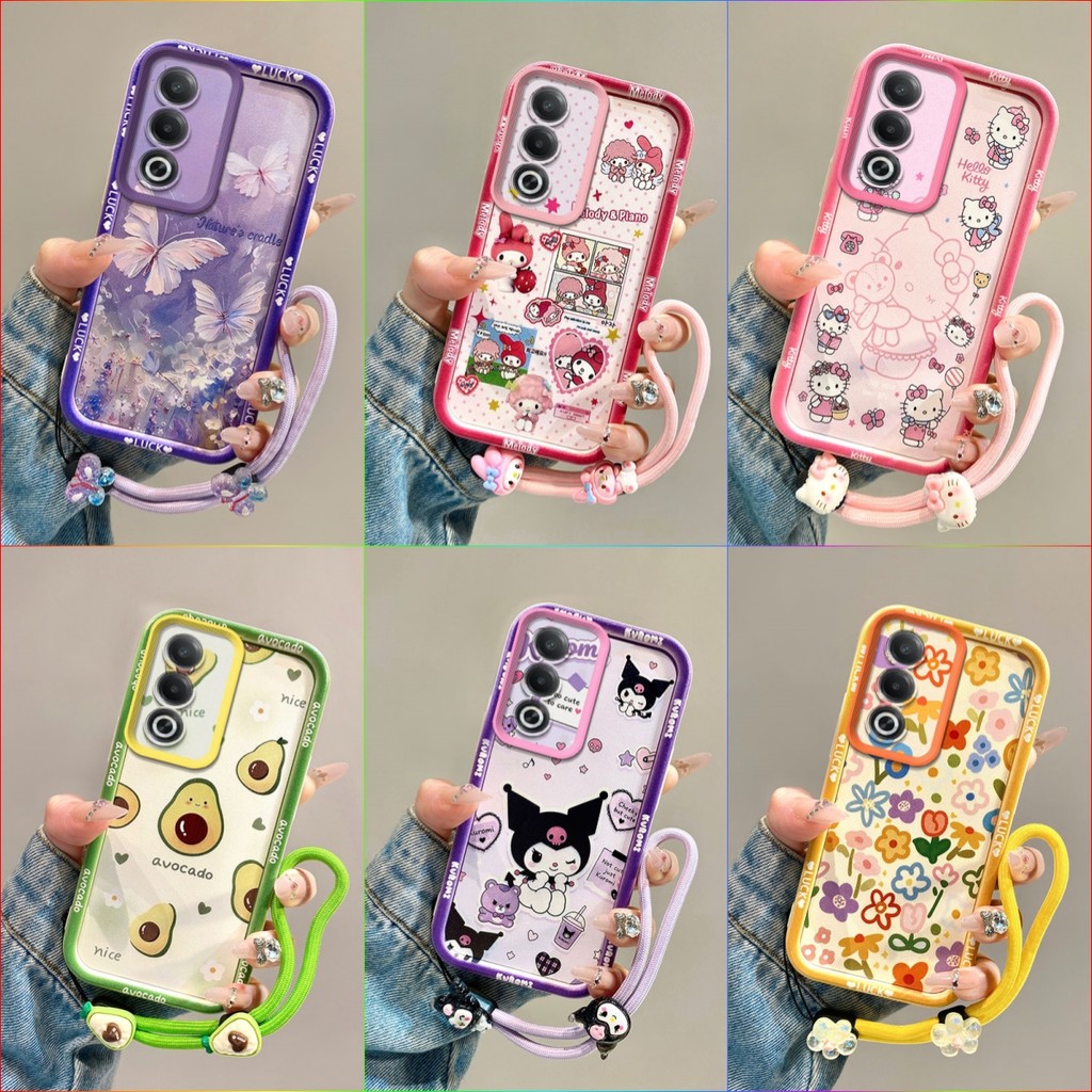 เคสสําหรับ OPPO A3 Pro เคสโทรศัพท์ซิลิโคนอ่อนนุ่มพิมพ์การ์ตูนน่ารัก