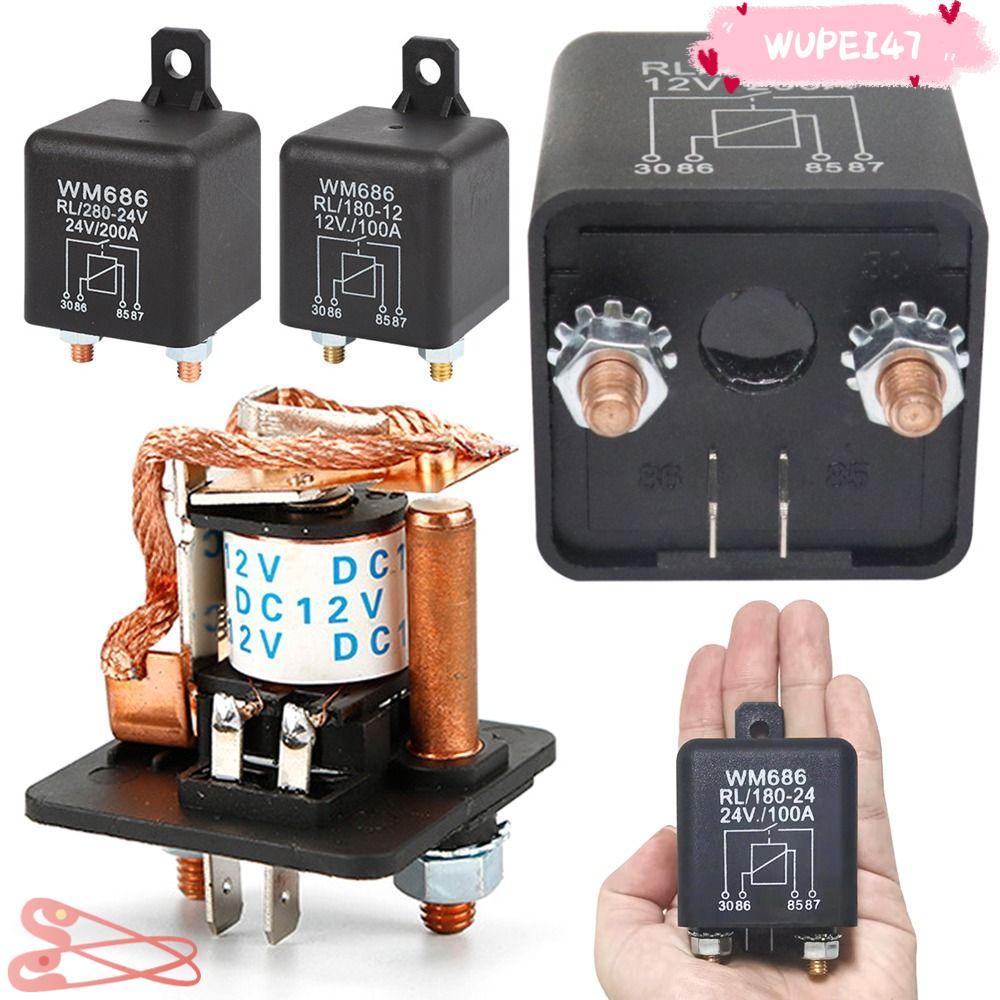 WUPEI47AD รีเลย์สตาร์ท WM686 อุปกรณ์เสริมรถปัจจุบันสูง 12V 24V