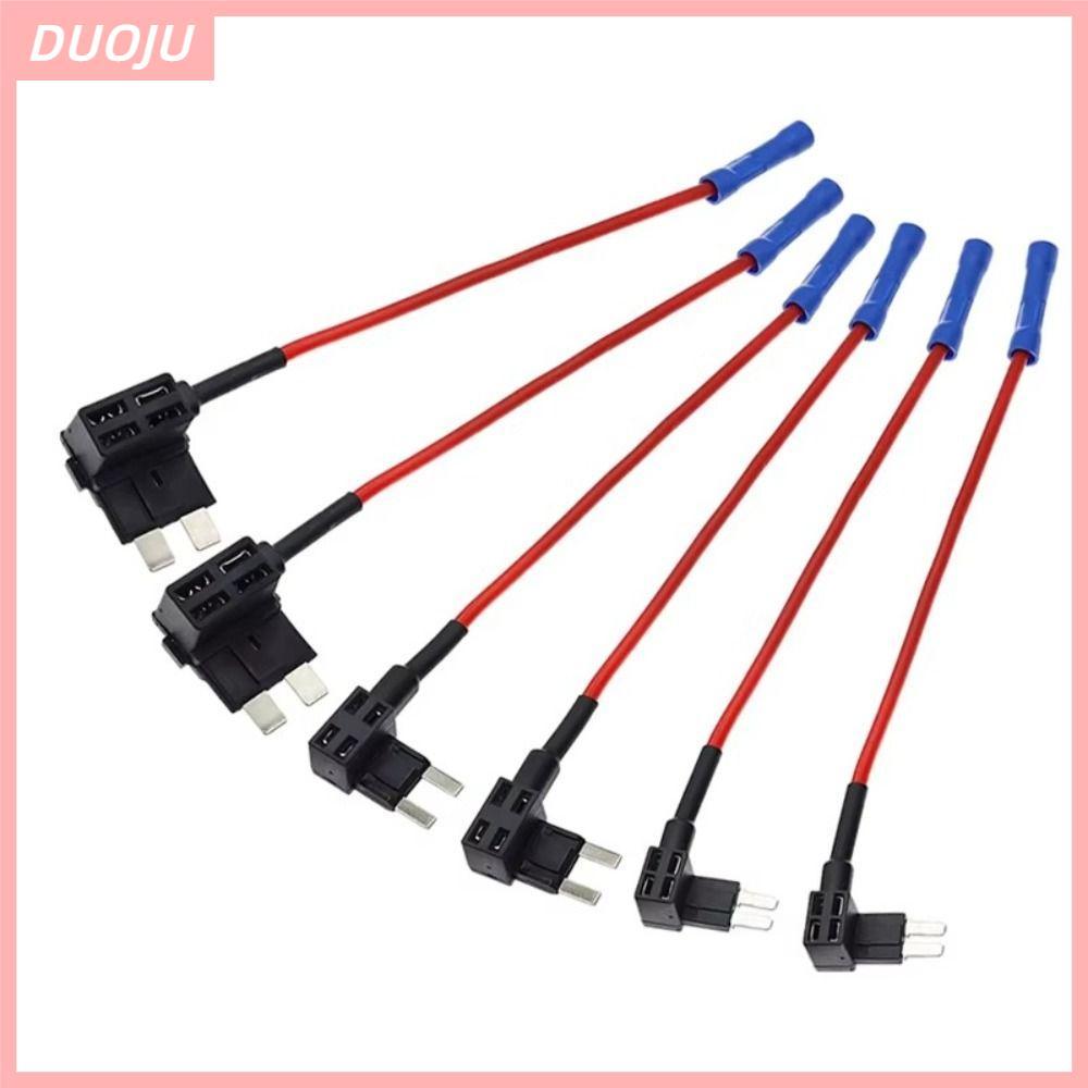 DUOJU Fuse Tap Adapter, 12V/24V Standard Car Fuse Holder Tap, Mini Add-a-Fuse