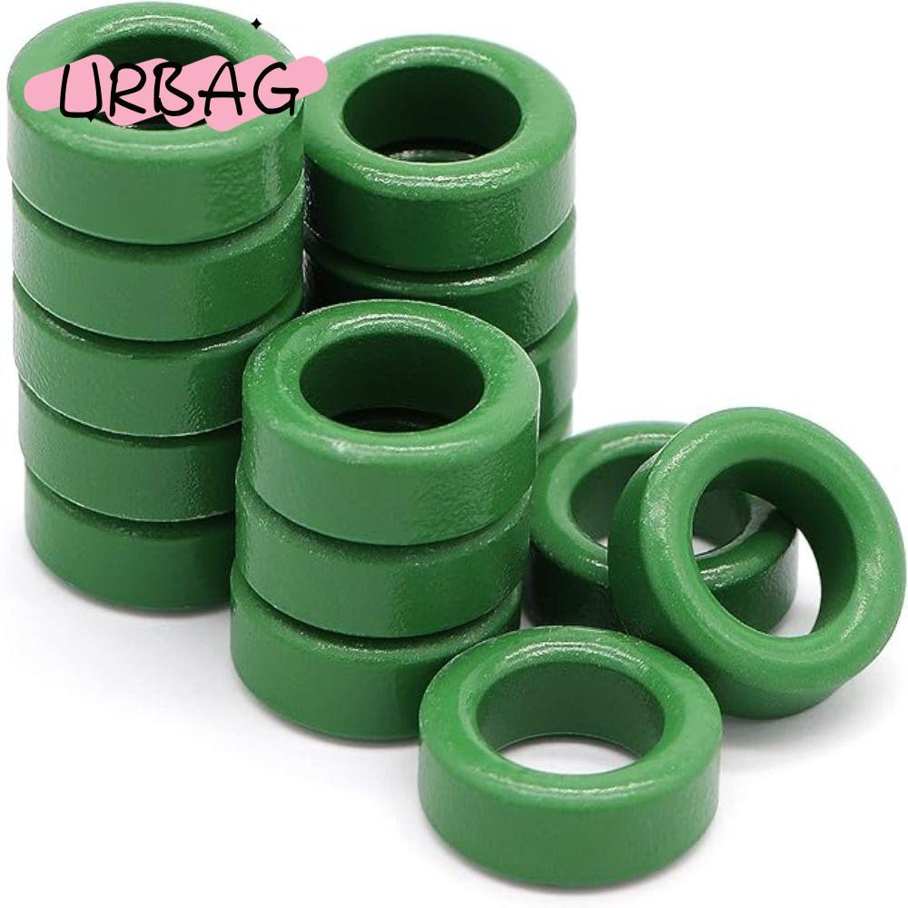 URBAG Toroid Ferrite Core, Ferrite Chokes Ring Restraining Interfal, Metal Power Transformer สีเขียว