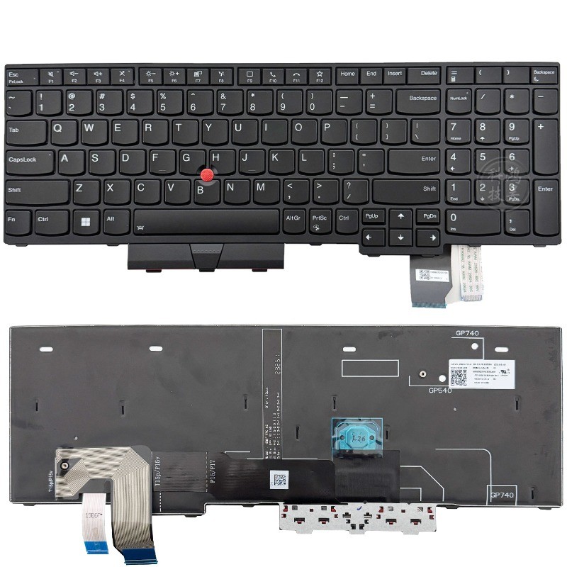 แป้นพิมพ์ Lenovo Thinkpad L15 Gen1 Gen2 P15V T15P GEN1 GEN2 GEN3