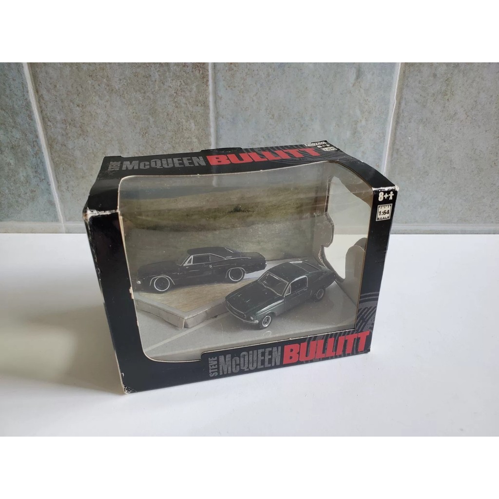 Greenlight 1/64 1968 Dodge Charger R/T The McQueen Bullitt Limited Edition เว็บไซต์ตํารวจเหล็ก King 