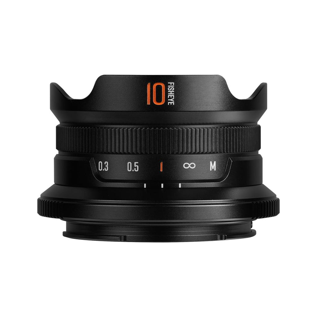 Brightin Star 10mm F5.6 2nd Generation Fisheye Lens MF Prime Lens Compatible with Fuji Film X Mount 