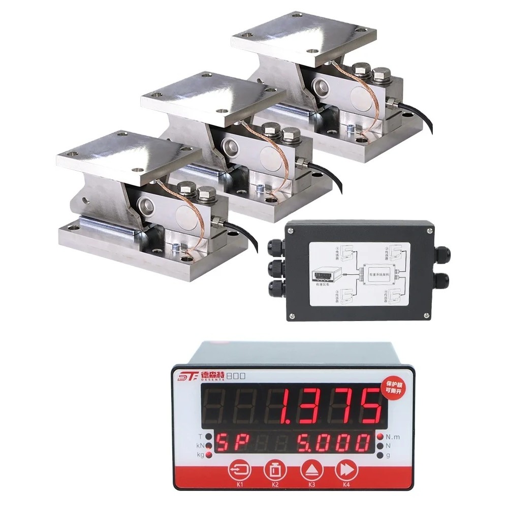 E7ZY DECENT 300t ตัวบ่งชี้การชั่งน้ําหนัก Compression Tension Junction กล่องโหลดเซลล์ 2ton 50t 30ton