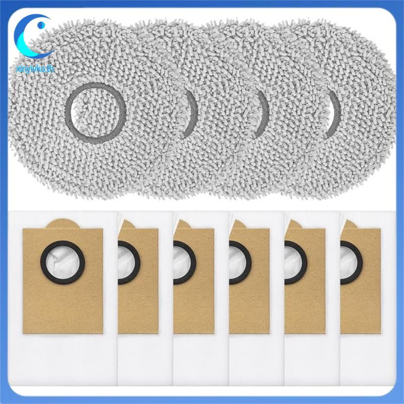 [xinyivko.th] สําหรับเครื่องดูดฝุ่นหุ่นยนต์ M3 / M3 Max / M3 Gen2, แผ่นถูพื้น ถุงเก็บฝุ่น