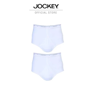 JOCKEY UNDERWEAR กางเกงในชาย รุ่น KU 1017CS FULL RISE BRIEF สีขาว (แพ็ค 2 ชิ้น)