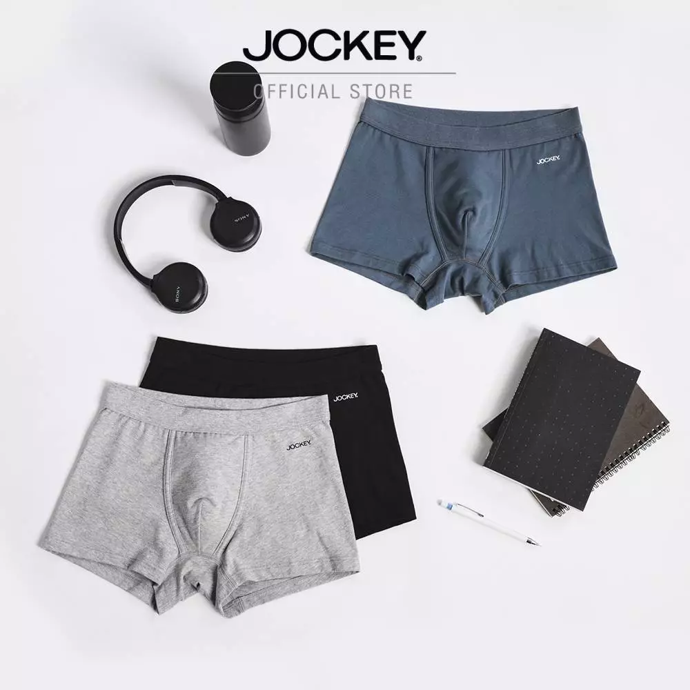 JOCKEY UNDERWEAR กางเกงในชาย รุ่น Essential Collection TRUNKS KU JKBOBAF01