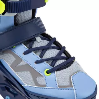 Decathlon Kids' Inline Fitness Skates Fit3 - Abyss Grey รองเท้าอินไลน์สเก็ตเด็กเพื่อการออกกำลังกาย รุ่น Fit3 - Blue