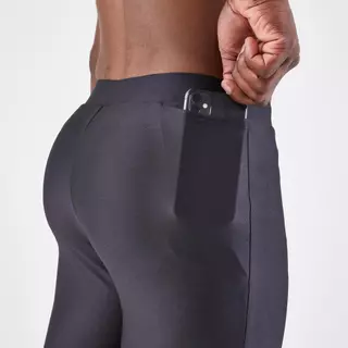 Decathlon Men'S Running Leggings กางเกงวิ่งผู้ชายรัดรูประบายอากาศได้ดี รุ่น Kiprun Run 100 - Black
