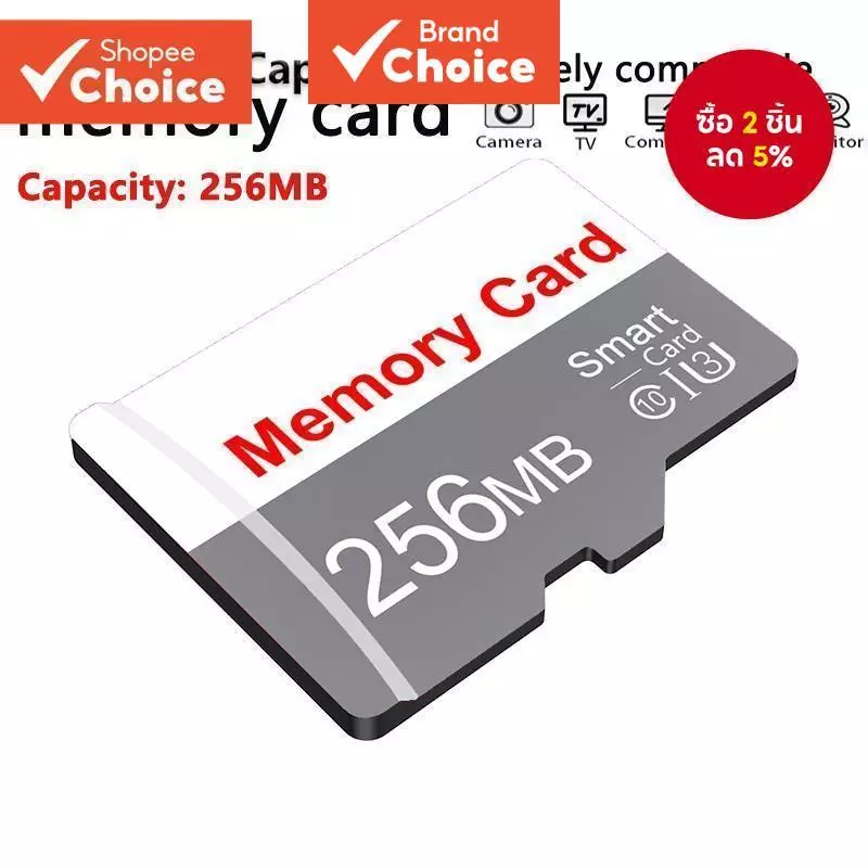 การ์ด Micro SD TF การ์ดหน่วยความจํา Class 10 ความเร็วสูง 4GB 2GB 1GB 512MB 256MB ความจุจริงสําหรับกล้องแท็บเล็ตโทรศัพท์มือถือ