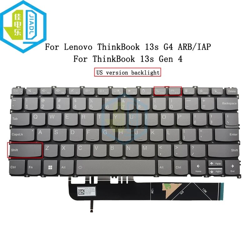 US ภาษาอังกฤษ RU รัสเซียสีดํา Backlit สําหรับ Lenovo ThinkPad X13 Gen4 X13 gen5 X13 Gen 4 X13 Gen 5 