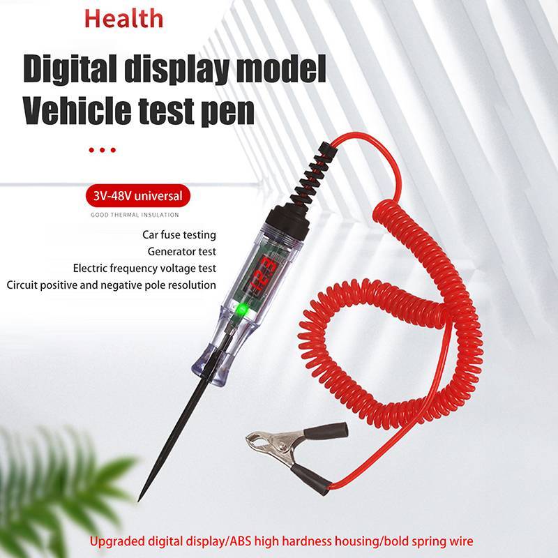 Heavy Duty 5-48V Balit Digital LED Circuit Tester, Auto Test Light Digital LED Circuit Tester