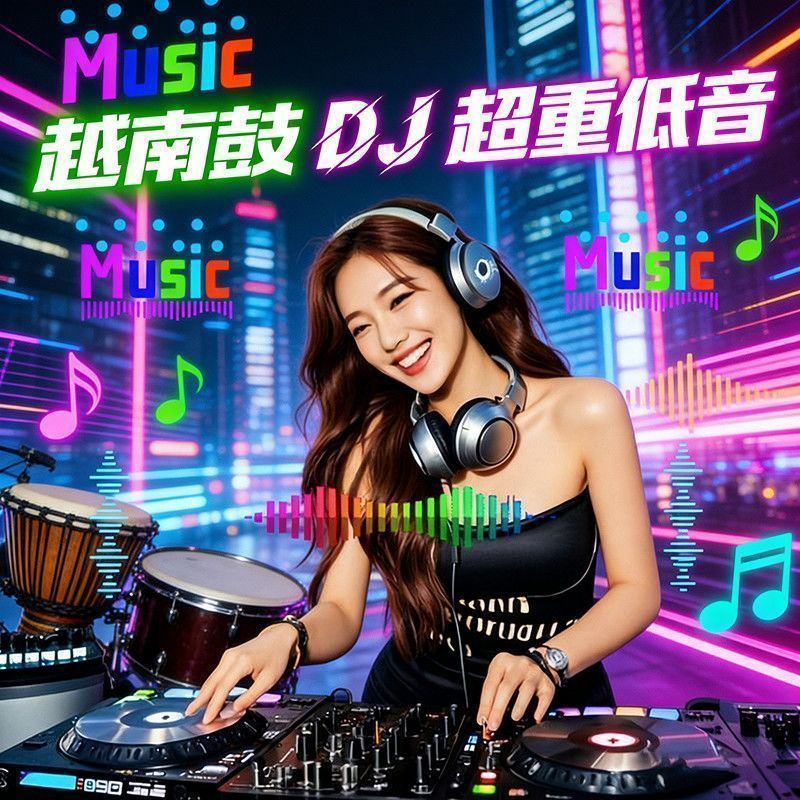 2026 Tik Tok ใหม่ล่าสุด ขายดี-เวียดนาม-เพลงใหม่ DJ Dynamic Subwoofer Happy Song Car Music U Disk 8.1