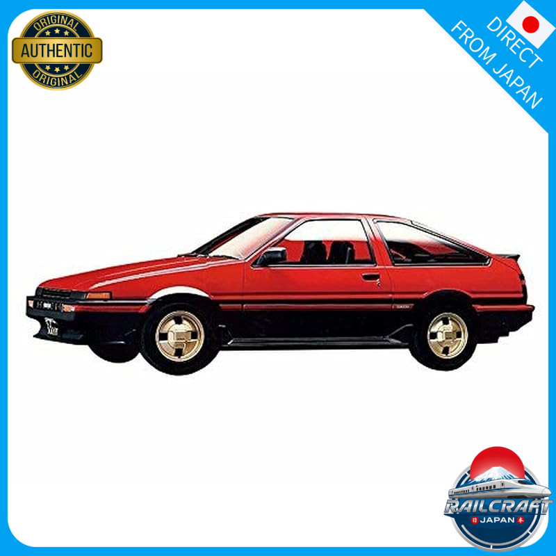 AOSHIMA 1/24 The Model Car Series No.86 Toyota AE86 Sprinter Trueno GT-APEX 1984 Plastic Model