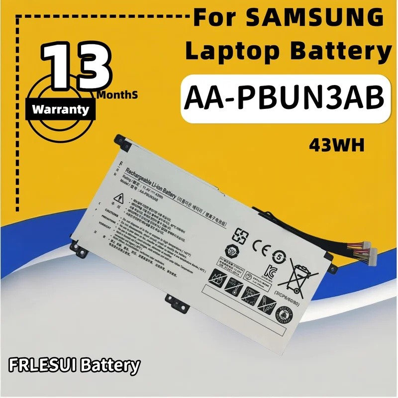 FRLESUI AA-BPUN3AB PBUN3AB สําหรับ Samsung NP530E5M NP740U3M NP740U5M โน้ตบุ๊ค 5 NP550XTA NP300E5K N