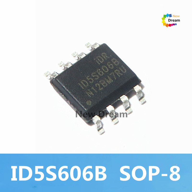 5 ชิ้น ID5S606B ID5S606BSEC-R1 SMD SOP-8 การจัดการพลังงาน IC เชื่อม