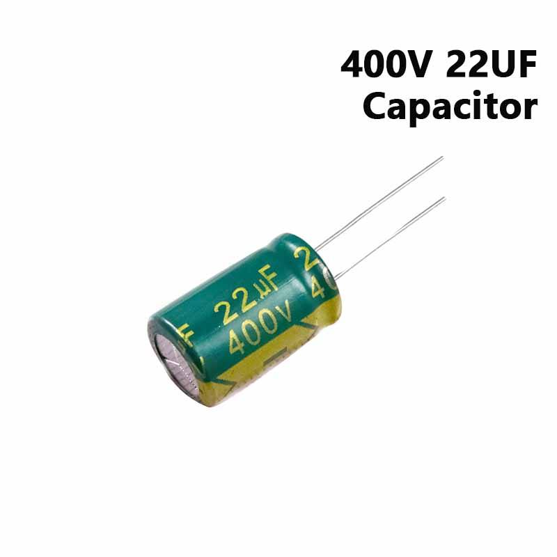 (2 ชิ้น) 400V Electrolytic Capacitor 400V 22UF 1320 mm Capacitor