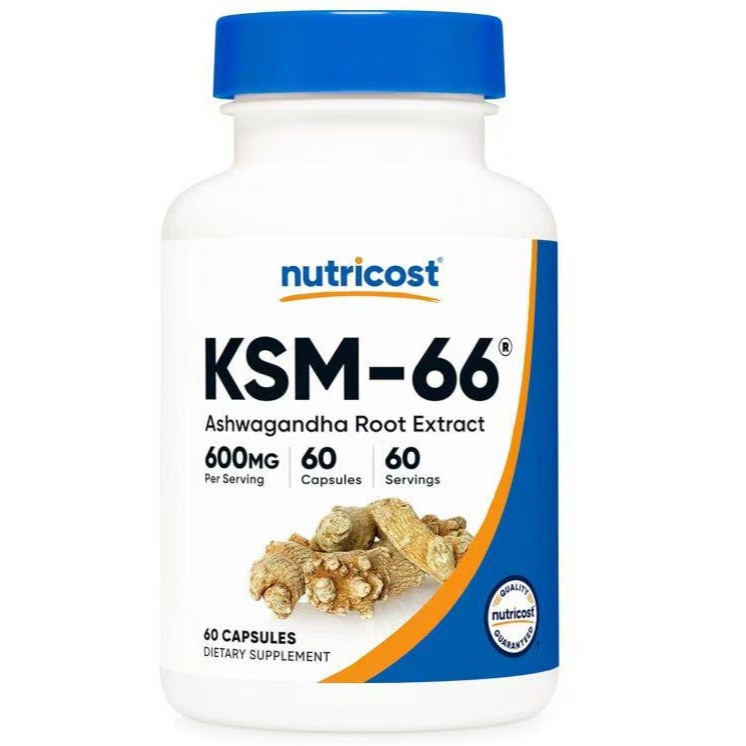 Nutricost 600mg KSM-66 Ashwagandha 60 Capsules, Patented Root Extract Supplement
