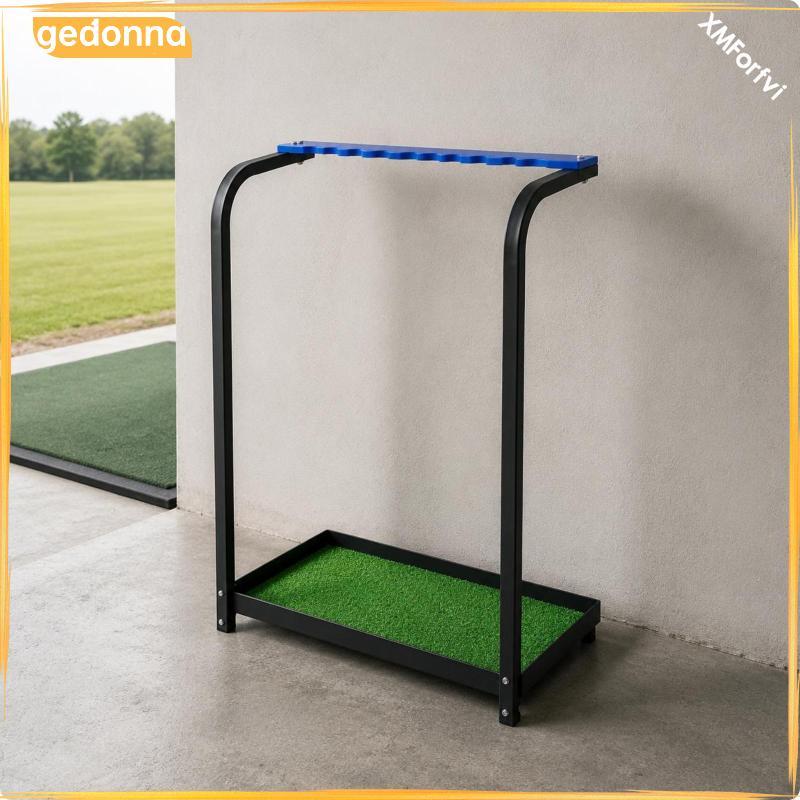 [gedonna] 9-Slot Golf Club Storage Holder Organizer, Space Saving Golf Club Rack Non-Slip