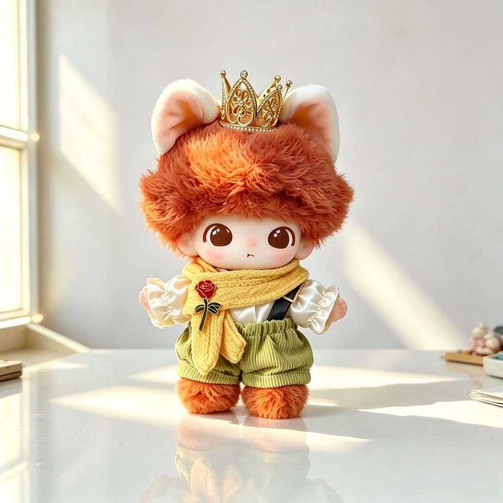 Dimoo เสื้อผ้าเด็กสไตล์ใหม่ pixar Vinyl Plush Little Panda Meimei pixar Series 10 ซม.เสื้อผ้าเปลี่ยน