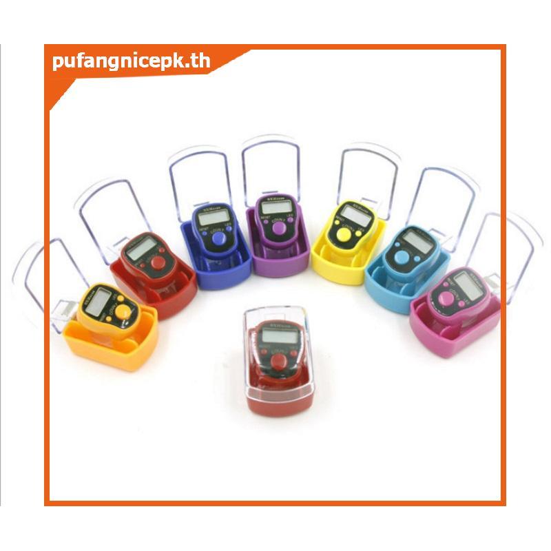 PUCEPK 5 หลัก LED Tally Counter Finger Ring Hand Tally Counter Digital Timers .