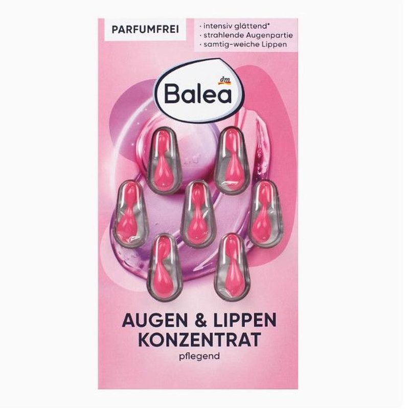 German Balea Balea Vitamin E Eye Essence Capsule Caffeine Intensive Nourishing Lip Moisturizing Vers