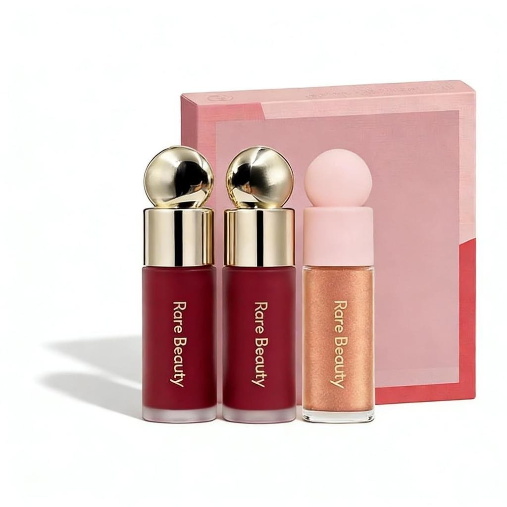 2 ชิ้น Rare Beauty Soft Pinch Liquid Blush Mini, Happy & Hope Shades, Liquid Blush สําหรับสีแก้ม, Ra