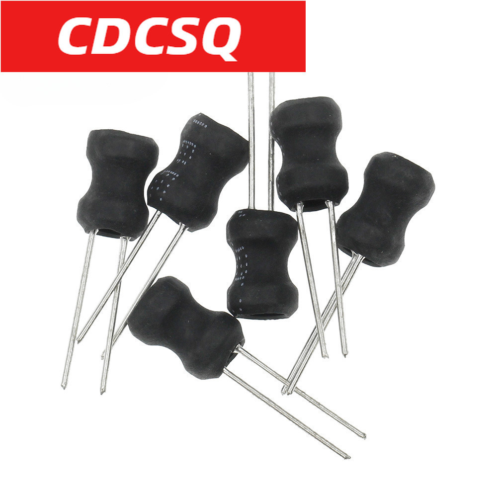 10PCS 0608 6*8 มม.I-shape Power Inductor Inductingance ทองแดงม้วน 2.2UH/3.3/4.7/10/22/33/47/68/100/1