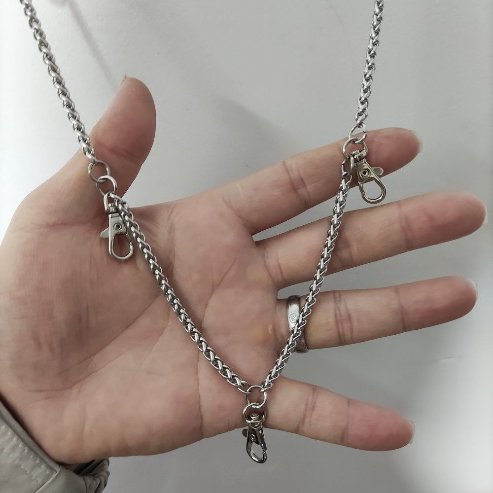 T Thailand Non-Fading Amulet Chain แท้สร้อยคอ Amulet Universal แขวนโซ่ Quick Release Buckle คู่โซ่สั